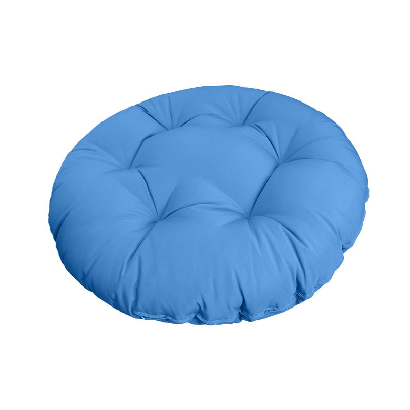 44" x 6" Outdoor/Indoor Round Papasan Ottoman Cushion Pillow Swing Chair