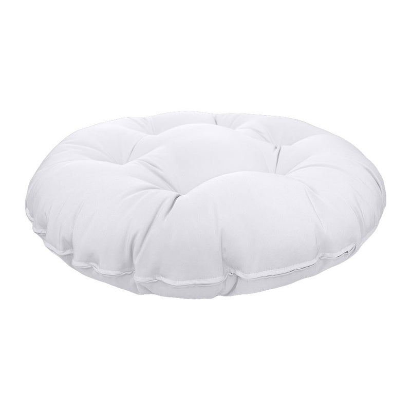 44" x 6" Outdoor/Indoor Round Papasan Ottoman Cushion Pillow Swing Chair