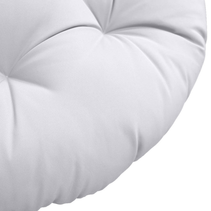 44" x 6" Outdoor/Indoor Round Papasan Ottoman Cushion Pillow Swing Chair