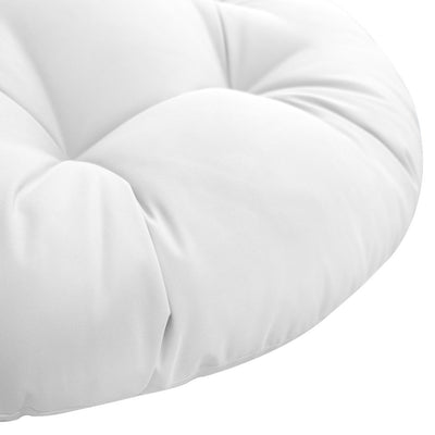 44" x 6" Outdoor/Indoor Round Papasan Ottoman Cushion Pillow Swing Chair