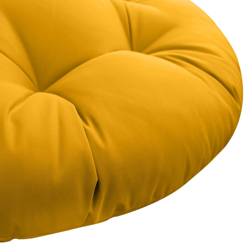 44" x 6" Outdoor/Indoor Round Papasan Ottoman Cushion Pillow Swing Chair