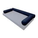 Model-6 AD101 Crib Size 50" x 8" Knife Edge Bolster Pillow Cushion Outdoor SLIP COVER ONLY