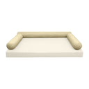 Model-6 AD103 Crib Size 50" x 8" Knife Edge Bolster Pillow Cushion Outdoor SLIP COVER ONLY