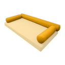 Model-6 AD108 Crib Size 50" x 8" Knife Edge Bolster Pillow Cushion Outdoor SLIP COVER ONLY