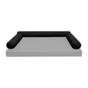 Model-6 AD109 Crib Size 50" x 8" Knife Edge Bolster Pillow Cushion Outdoor SLIP COVER ONLY