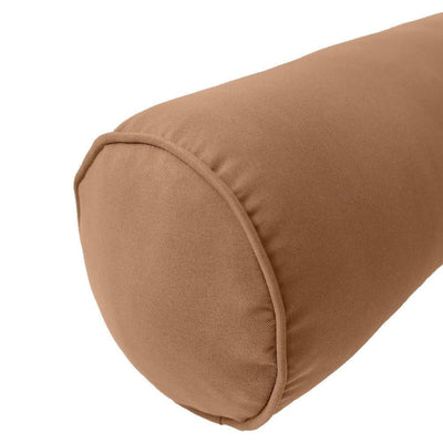 Model-6 AD104 Full Size 73" x 8" Piped Trim Bolster Pillow Cushion Outdoor SLIP COVER ONLY