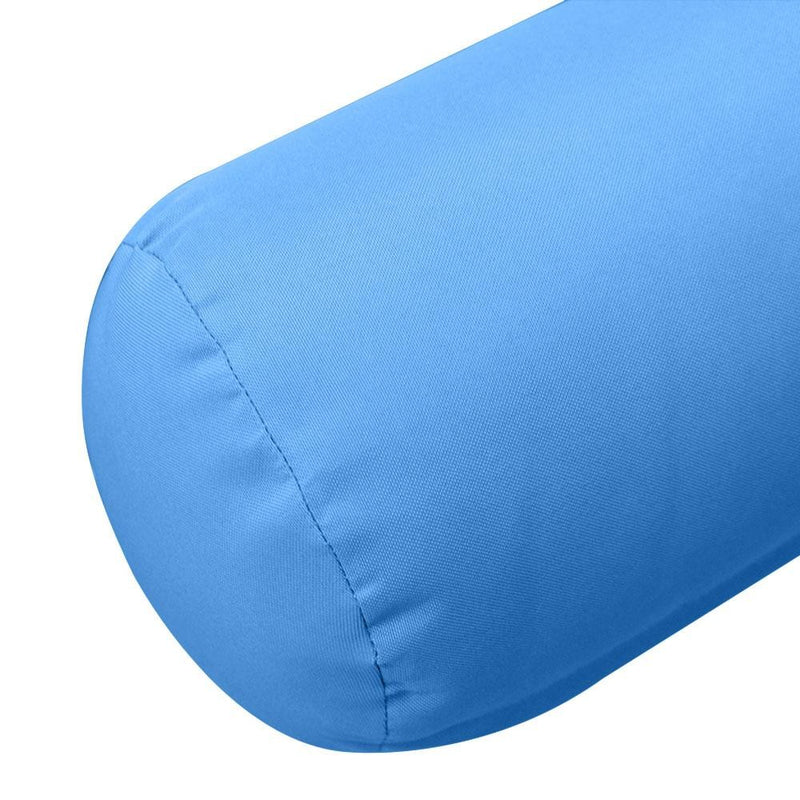 Model-6 AD102 Queen Size 78" x 8" Knife Edge Bolster Pillow Cushion Outdoor SLIP COVER ONLY