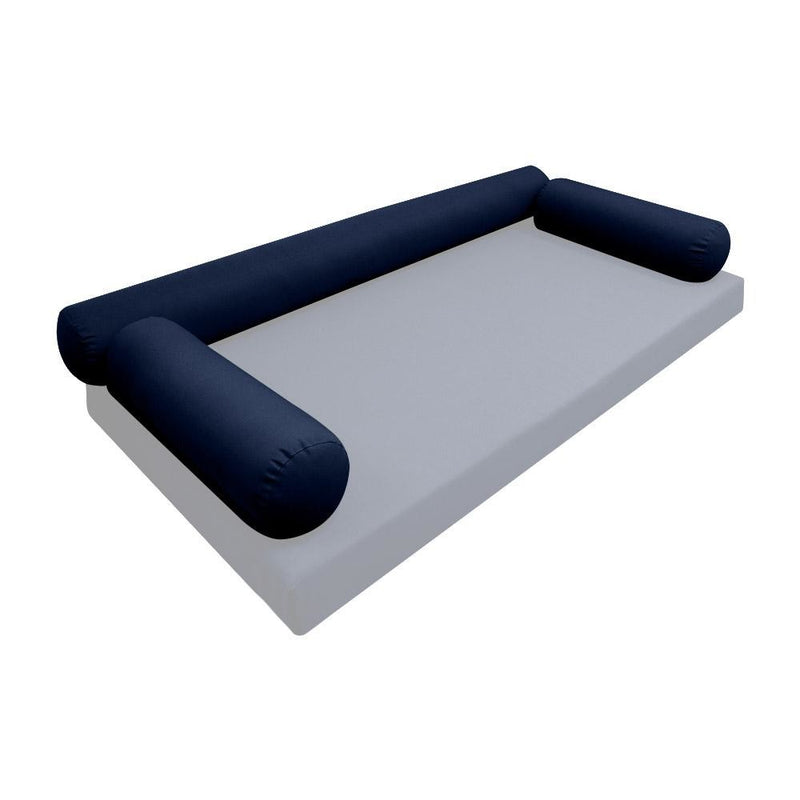 Model-6 AD101 Twin-XL Size 78" x 8" Knife Edge Bolster Pillow Cushion Outdoor SLIP COVER ONLY