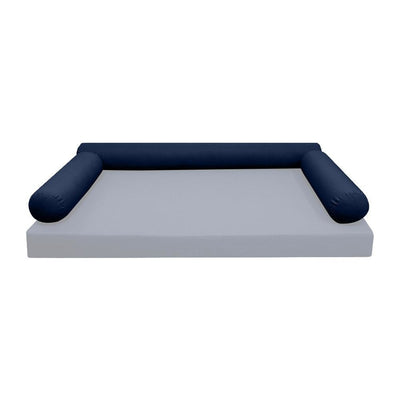 Model-6 AD101 Twin-XL Size 78" x 8" Knife Edge Bolster Pillow Cushion Outdoor SLIP COVER ONLY