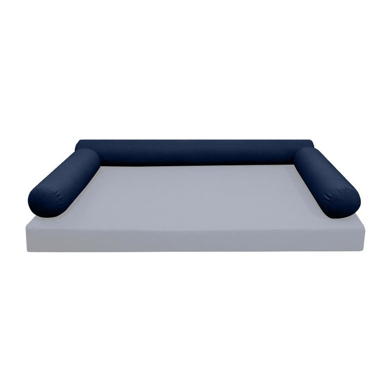 Model-6 AD101 Twin-XL Size 78" x 8" Knife Edge Bolster Pillow Cushion Outdoor SLIP COVER ONLY