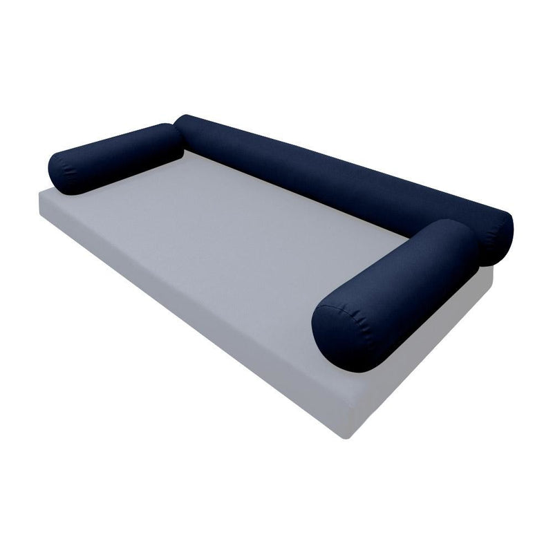 Model-6 AD101 Twin-XL Size 78" x 8" Knife Edge Bolster Pillow Cushion Outdoor SLIP COVER ONLY