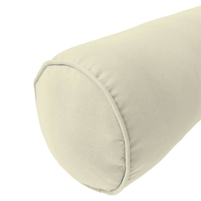 Model-6 AD005 Twin-XL Size 78" x 8" Piped Trim Bolster Pillow Cushion Outdoor SLIP COVER ONLY