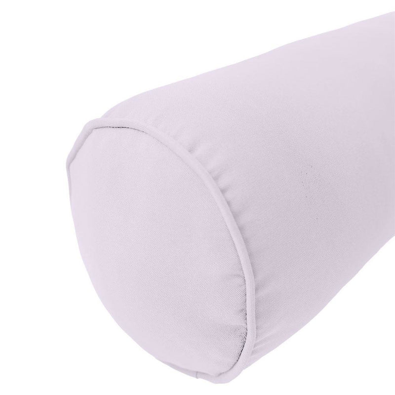 Model-6 AD107 Twin-XL Size 78" x 8" Piped Trim Bolster Pillow Cushion Outdoor SLIP COVER ONLY