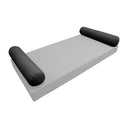 Model-5 AD003 Crib Size 26" x 8" Knife Edge Bolster Pillow Cushion Outdoor SLIP COVER ONLY