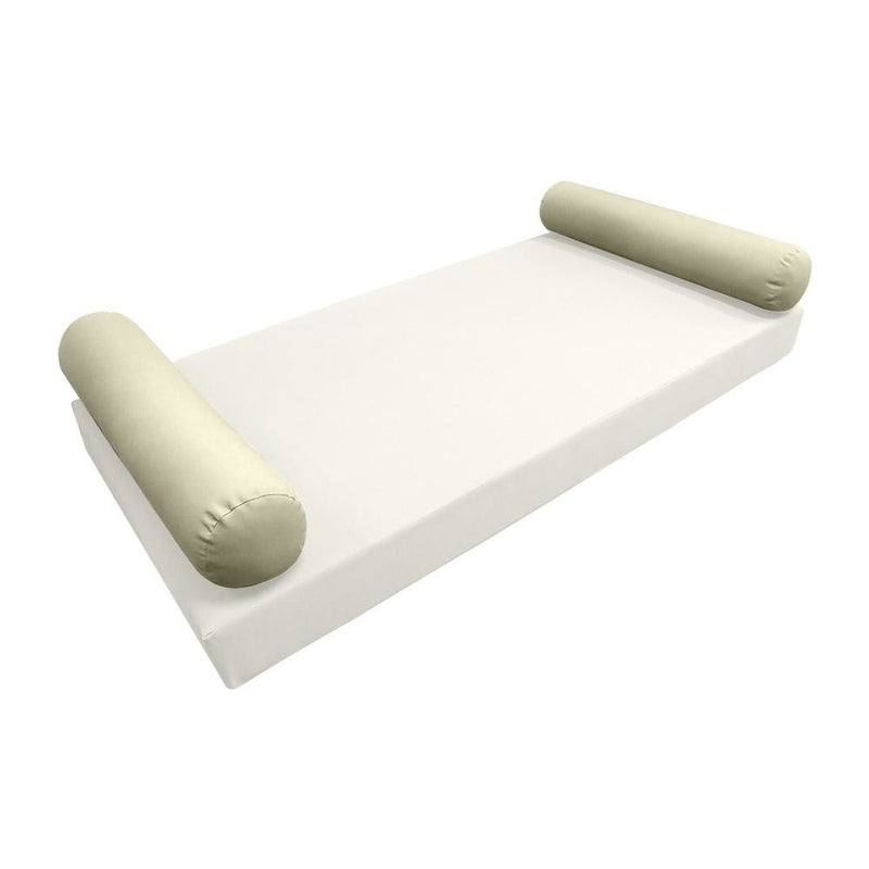 Model-5 AD005 Crib Size 26" x 8" Knife Edge Bolster Pillow Cushion Outdoor SLIP COVER ONLY
