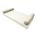 Model-5 AD005 Crib Size 26" x 8" Knife Edge Bolster Pillow Cushion Outdoor SLIP COVER ONLY