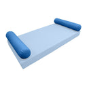 Model-5 AD102 Crib Size 26" x 8" Knife Edge Bolster Pillow Cushion Outdoor SLIP COVER ONLY