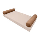 Model-5 AD104 Crib Size 26" x 8" Knife Edge Bolster Pillow Cushion Outdoor SLIP COVER ONLY