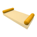 Model-5 AD108 Crib Size 26" x 8" Knife Edge Bolster Pillow Cushion Outdoor SLIP COVER ONLY