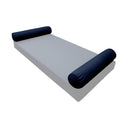 Model-5 AD101 Crib Size 26" x 8" Piped Trim Bolster Pillow Cushion Outdoor SLIP COVER ONLY