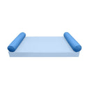 Model-5 AD102 Crib Size 26" x 8" Piped Trim Bolster Pillow Cushion Outdoor SLIP COVER ONLY