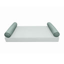 Model-5 AD002 Crib Size 26" x 8" Contrast Pipe Trim Bolster Pillow Cushion Outdoor SLIP COVER ONLY