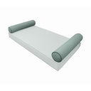 Model-5 AD002 Crib Size 26" x 8" Contrast Pipe Trim Bolster Pillow Cushion Outdoor SLIP COVER ONLY