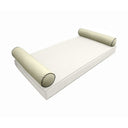 Model-5 AD005 Crib Size 26" x 8" Contrast Pipe Trim Bolster Pillow Cushion Outdoor SLIP COVER ONLY