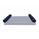 Model-5 AD101 Crib Size 26" x 8" Contrast Pipe Trim Bolster Pillow Cushion Outdoor SLIP COVER ONLY