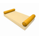 Model-5 AD108 Crib Size 26" x 8" Contrast Pipe Trim Bolster Pillow Cushion Outdoor SLIP COVER ONLY