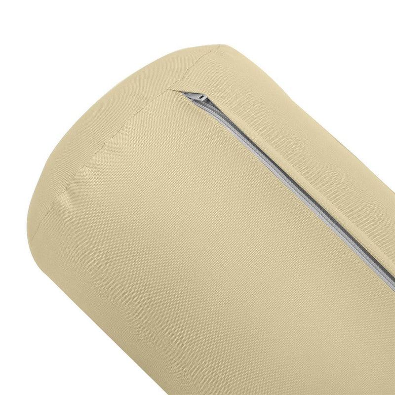 Model-5 AD103 Full Size 52" x 8" Knife Edge Bolster Pillow Cushion Outdoor SLIP COVER ONLY