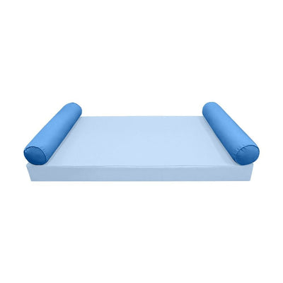 Model-5 AD102 Full Size 52" x 8" Piped Trim Bolster Pillow Cushion Outdoor SLIP COVER ONLY