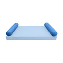 Model-5 AD102 Twin Size 37" x 8" Knife Edge Bolster Pillow Cushion Outdoor SLIP COVER ONLY