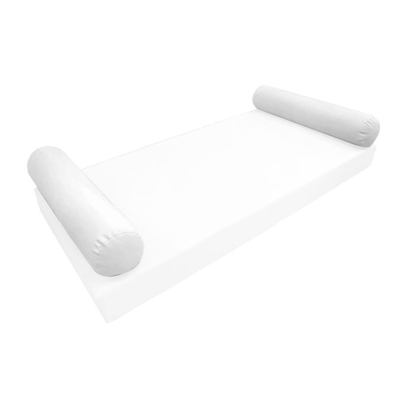 Model-5 AD106 Twin Size 37" x 8" Knife Edge Bolster Pillow Cushion Outdoor SLIP COVER ONLY