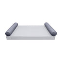 Model-5 AD001 Twin Size 37" x 8" Piped Trim Bolster Pillow Cushion Outdoor SLIP COVER ONLY