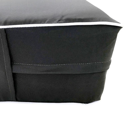 *COVER ONLY*-Model-5 Outdoor Daybed Mattress Bolster Pillow Slipcovers Contrast Pipe Trim Full Size - AD003