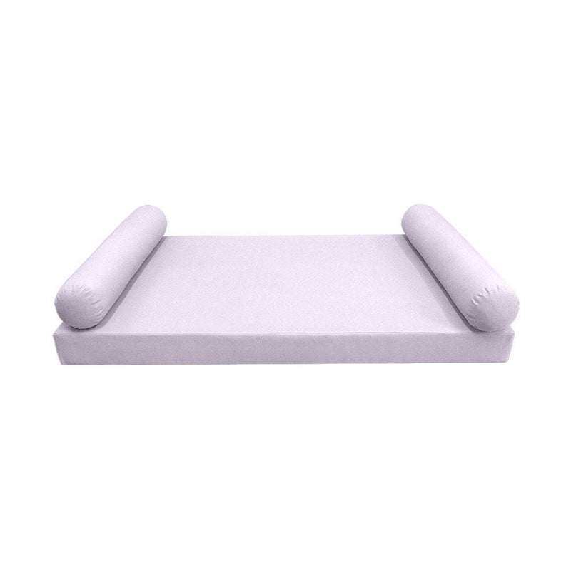 *COVER ONLY*-Model-5 Outdoor Daybed Mattress Bolster Pillow Slipcovers Knife Edge Crib-AD107