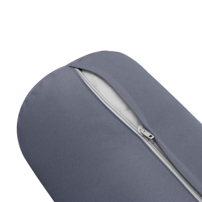 *COVER ONLY*-Model-5 Outdoor Daybed Mattress Bolster Pillow Slipcovers Knife Edge Twin -AD001