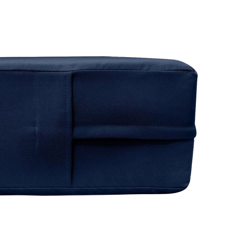 *COVER ONLY*-Model-5 Outdoor Daybed Mattress Bolster Pillow Slipcovers Knife Edge Twin -AD101