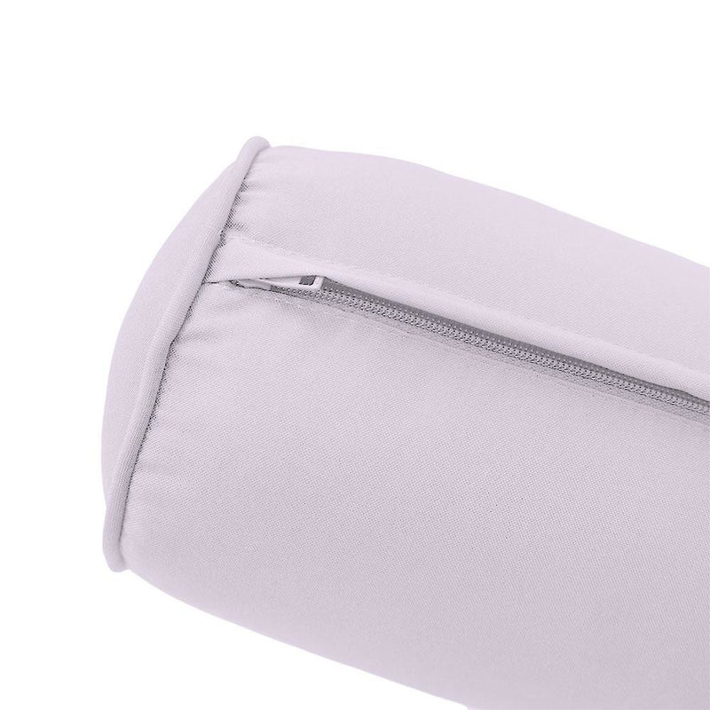 *COVER ONLY*-Model-5 Outdoor Daybed Mattress Bolster Pillow Slipcovers Pipe Trim Twin-XL Size-AD107