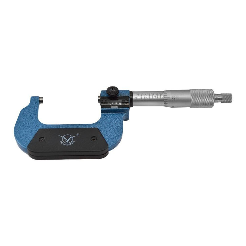 .0001" Grad Outside Micrometer Digital Counter Ratchet Stop Thimble Machinist Carbide 1-2&