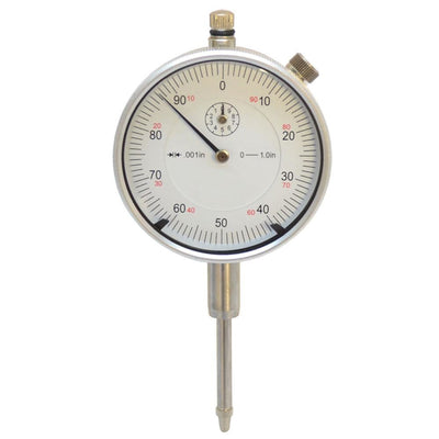 0- 1" Range High Precision 0-100 Dial Test Indicator 0.001" Graduation Lug Back Gauge Machinist Measuring Tool