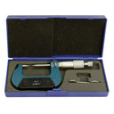 0-1" Precision Point Micrometer Ratchet Stop Carbide Tip 0.0001" Graduation Machinist Gauge Measuring Tool