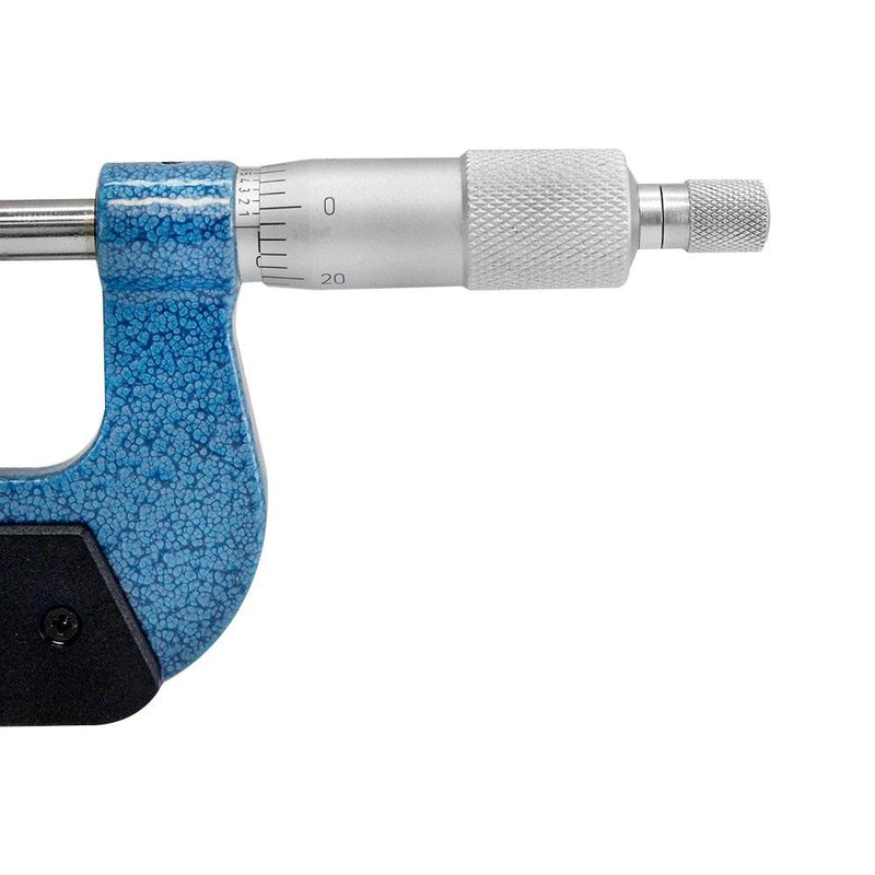 0-1" Solid Metal Frame Outside Blade Micrometer 0.0001" Graduation Blade Thickness .030"