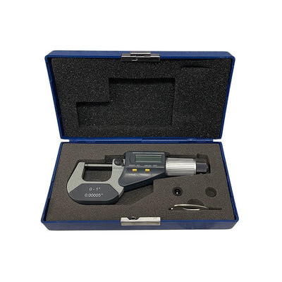 0-1'' Electronic Digital Outside Micrometer Mechanical Tool  .00005'' Resolution