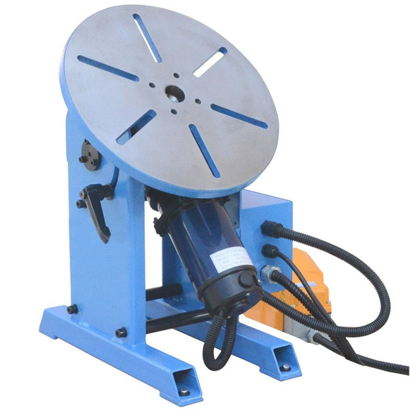 0-135° Welding Positioner Welder Turn Table Tilt Foot Pedal 220 - 480lbs Load Cap.110v