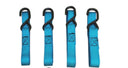 4 Pc 1" x 15' Ratchet Tie Down Straps, Ratcheting Cargo Tow Straps for Truck, Trailer & Moving