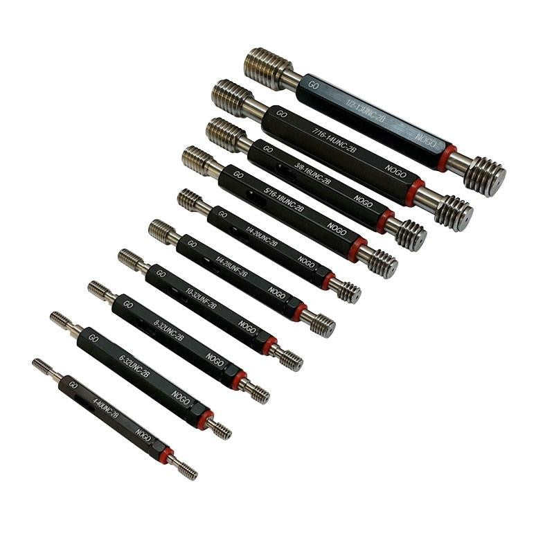 1 Set Of 10 Pcs Plug Gage Gauge Set Double End Go & No Go Set ANSI