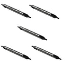 1 Set of 5 Pc 60 Degrees No.1 HSS Center Drill Countersink