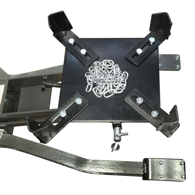 1 Ton 2000 LB Low Profile Transmission Jack Heavy Duty Lifting Maximum 31-1/2&